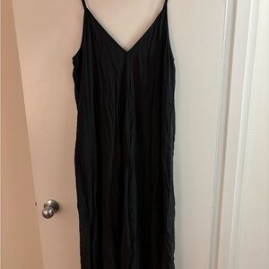 Zara Black Sleeveless Casual Dress